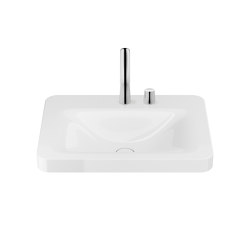 BASINS | Vasque à poser de 660 mm et 2 trous pour mitigeur de lavabo
Glossy White | Lavabos | Armani Roca