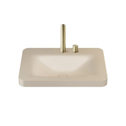 BASINS | Vasque à poser de 660 mm et 2 trous pour mitigeur de lavabo
Greige | Lavabos | Armani Roca