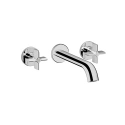 FAUCETS | 3-hole built-in basin mixer with 230 mm spout | Chrome | Wash basin taps | Armani Roca