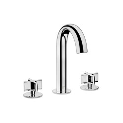 FAUCETS | Deck-mounted 3-hole basin mixer | Chrome | Wash basin taps | Armani Roca