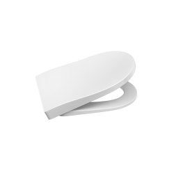 TOILETS | Soft-closing Supralit® lacquered seat and cover for wall-hung WC | Glossy White | WCs | Armani Roca