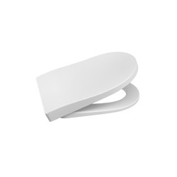 TOILETS | Soft-closing Supralit® lacquered seat and cover for wall-hung WC | Off White | WCs | Armani Roca