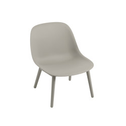Fiber Lounge Chair | Wood Base | Armchairs | Muuto