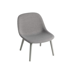 Fiber Lounge Chair | Wood Base | Textile | Poltrone | Muuto