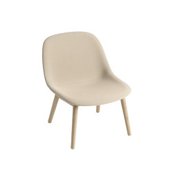 Fiber Lounge Chair | Wood Base | Textile | Armchairs | Muuto