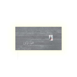 Glas-Magnettafel Artverum LED light, 91 x 46 cm | Flip charts / Writing boards | Sigel