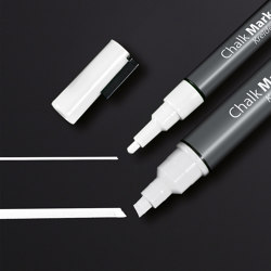 Chalk markers 20 + 50, round tip 1-2 mm, chisel tip 1-5 mm | Desk accessories | Sigel