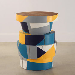 Carnivàle Hand Painted Table | Side tables | Pfeifer Studio