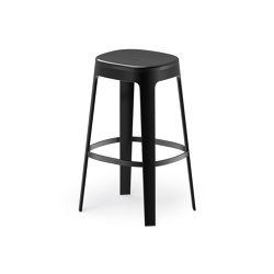 Ombra barstool in black steel, stackable | Bar stools | RS Barcelona