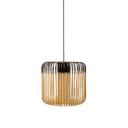 Bamboo | Pendant Lamp | M Black | Suspended lights | Forestier