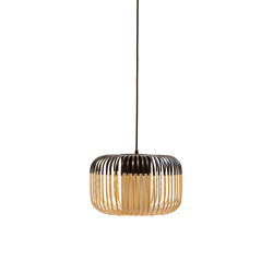 Bamboo | Pendant Lamp | S Black | Lámparas de suspensión | Forestier