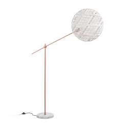 Chanpen | Floor Lamp | L Copper/White | Lámparas de pie | Forestier