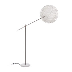 Chanpen | Floor Lamp | L Metal/White | Lampade piantana | Forestier