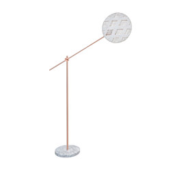 Chanpen | Floor Lamp | M Copper/White | Lámparas de pie | Forestier