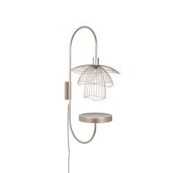 Papillon | Wall Lamp | XS Metallic Taupe | Lampade parete | Forestier