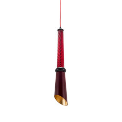 Blossom Antology | Single oblique cone chandelier | General lighting | Bronzetto