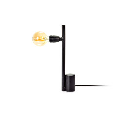 Essentials Lampe De Table Kvg Noir | Table lights | Serax