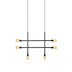 Essentials Lampe Suspendue Kvg Noir | Suspended lights | Serax