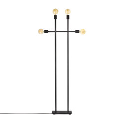 Essentials Stehlampe Kvg Schwarz | Free-standing lights | Serax