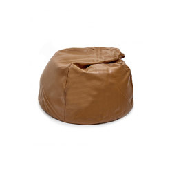 Interior Design by Bea Mombaers Bean Bag Leather Cognac | Seating | Serax