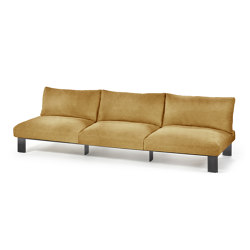 Interior Design by Bea Mombaers Bench Three Seater Mustard