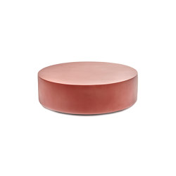 Pawn Round Fiber Coffee Table Marie Red