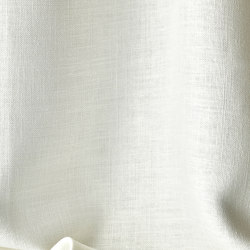 Amalfi | Col.1 Bianco linen curtain fabric, solid color