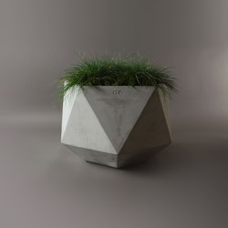 Femkant Garden Planter, Grey |  | Adam Christopher Design