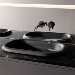 Updown Marble semi-inset washbasin | Wash basins | Inbani
