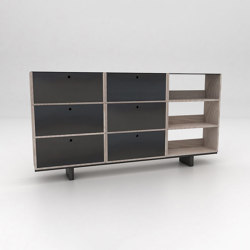 Stack Assembled Storage Configuration 6 | Cabinets | Isomi