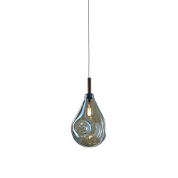 SOAP MINI BLUE, anthracite fitting | Suspended lights | Bomma