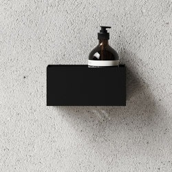 Bath Shelf 20cm - Black | Bathroom accessories | NICHBA