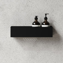 Bath Shelf 40cm - Black | Bathroom accessories | NICHBA