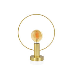 Lighting | Lampe Metal Saturne 28,5X12X35 cm | Table lights | Andrea House