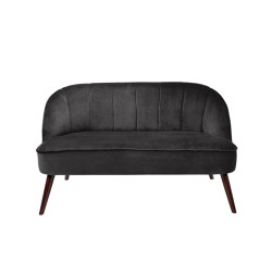 Chairs and Sofas | Sofa Shell Velluto Grigio 126X72,5X72