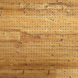 Wooden panels Acoustic | Dot Reclaimed Wood hacked H2 | Wall panels | Admonter Holzindustrie AG