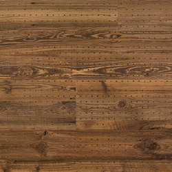 Wooden panels Acoustic | Dot Reclaimed Wood sunbaked brushed | Wall panels | Admonter Holzindustrie AG