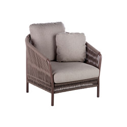 Weave armchair | with armrests | Point