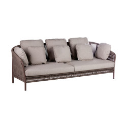 Weave sofa 3 | with armrests | Point