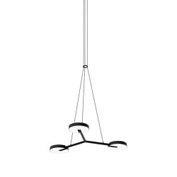 Arm 3 Pendant Light, black | Suspended lights | Valaisin Grönlund