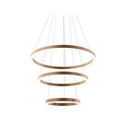Layer 3 Brass Led Pendant Light | Suspended lights | Valaisin Grönlund