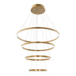 Layer 4 Pendant Light, brass | Pendelleuchten | Valaisin Grönlund