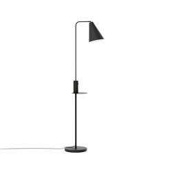 Vigo USB Floor Lamp, black | Smartphone / Tablet Dockingstationen | Valaisin Grönlund