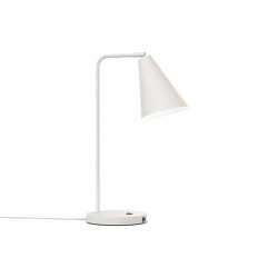 Vigo USB Lampada da tavolo, bianco | Dock smartphone / tablet | Valaisin Grönlund