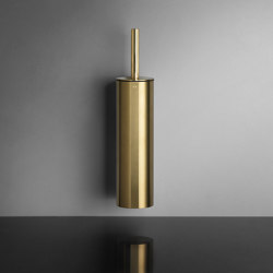 Reframe Collection | Toilet brush, wall - brass