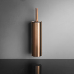 copper toilet brush holder