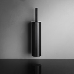 Reframe Collection | Toilet brush, wall - black | Brosses WC et supports | Unidrain