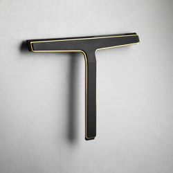 Reframe Collection | Shower wiper - brass |  | Unidrain