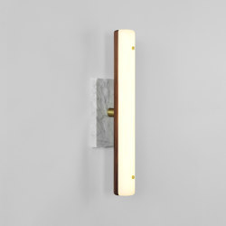 Counterweight Rectangle Sconce (Walnut) | Appliques murales | Roll & Hill