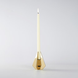 Cross 01 Polished brass | Candlesticks / Candleholder | Roll & Hill